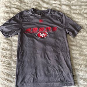NFL SF 49er dry fit short sleeve t shirt